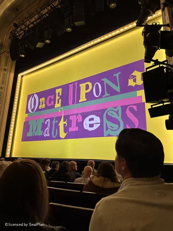 Hudson Theatre Orchestra F121 view from seat photo