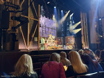 Edinburgh Playhouse Stalls F46 view from seat photo