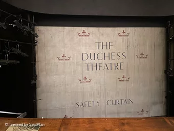Duchess Theatre Dress Circle A16 view from seat photo