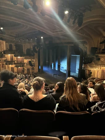 Winter Garden Theatre Mezzanine F34 view from seat photo