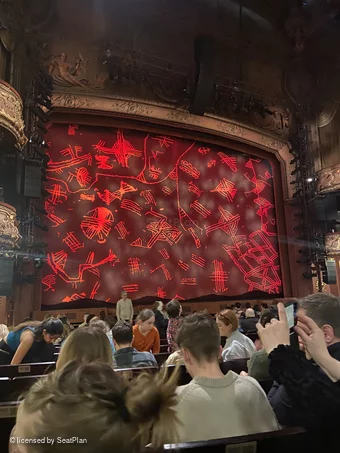 Lyceum Theatre Stalls P36 view from seat photo