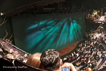 Gillian Lynne Theatre Circle E65 view from seat photo