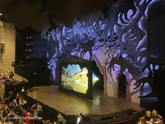 National Theatre - Olivier Stalls K7 view from seat photo