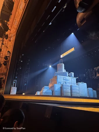 Longacre Theatre Orchestra B7 view from seat photo