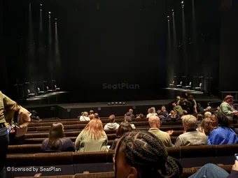 Barbican Theatre Stalls K22 view from seat photo