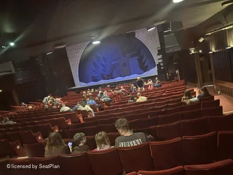 Peacock Theatre Stalls X3 view from seat photo