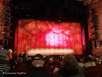 August Wilson Theatre Orchestra N113 view from seat photo
