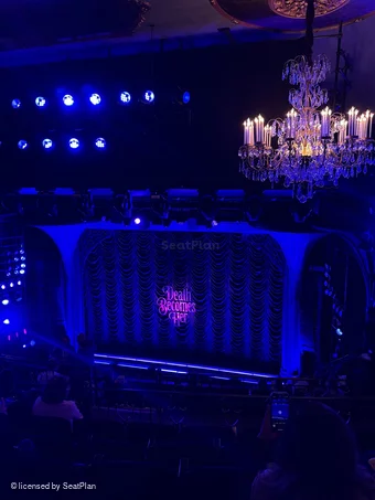 Lunt-Fontanne Theatre Rear Mezzanine F126 view from seat photo