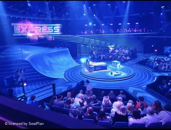 Wembley Park Theatre Trackside 1 FF14 view from seat photo