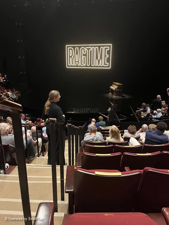 Vivian Beaumont Theater Orchestra M401 view from seat photo