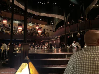 August Wilson Theatre Orchestra B215 view from seat photo