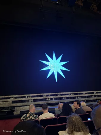 London Palladium Stalls F28 view from seat photo