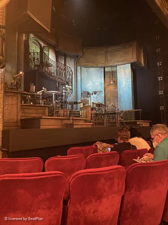 Walter Kerr Theatre Orchestra F13 view from seat photo