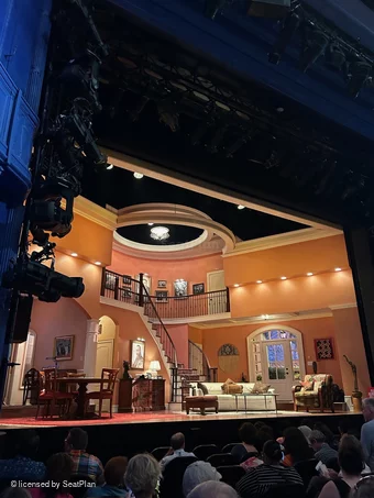 Hayes Theater Orchestra J7 view from seat photo