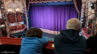 London Coliseum Upper Circle B3 view from seat photo