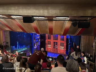 Savoy Theatre Dress Circle M1 view from seat photo