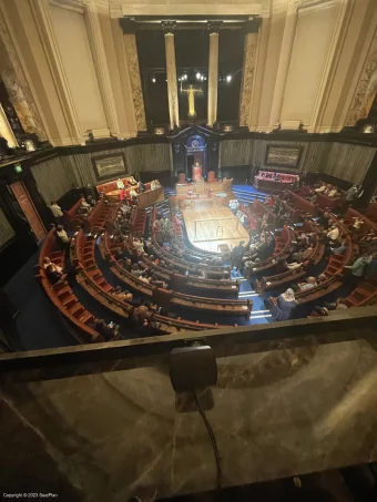 London County Hall Central Gallery A18 view from seat photo