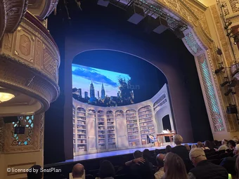 James Earl Jones Theatre Orchestra G11 view from seat photo