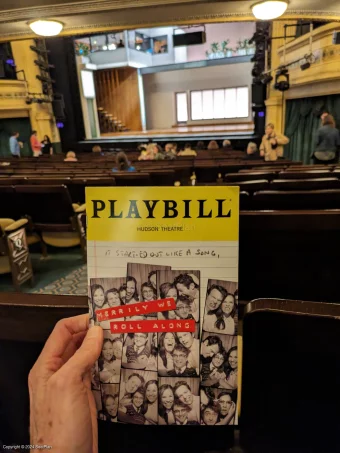 Hudson Theatre Orchestra T4 view from seat photo