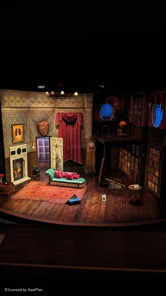 Duchess Theatre Dress Circle A7 view from seat photo