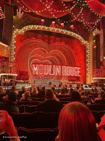 Piccadilly Theatre Stalls L23 view from seat photo