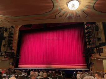Shubert Theatre Orchestra O2 view from seat photo