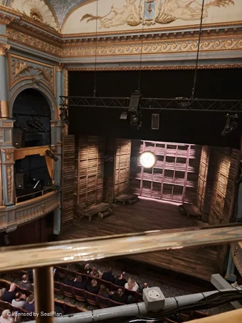 Harold Pinter Theatre Royal Circle A4 view from seat photo