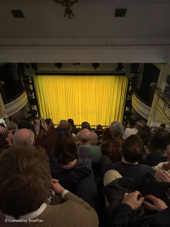 Fortune Theatre Upper Circle Standing4 view from seat photo