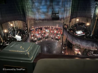 Playhouse Theatre Upper Circle A11 view from seat photo