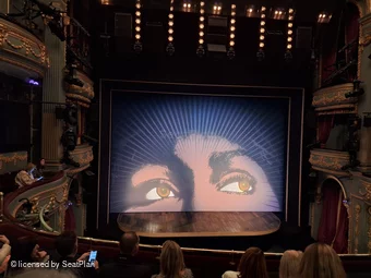 Aldwych Theatre Dress Circle D18 view from seat photo