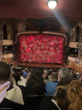 royal circle lyceum theatre view from my seat