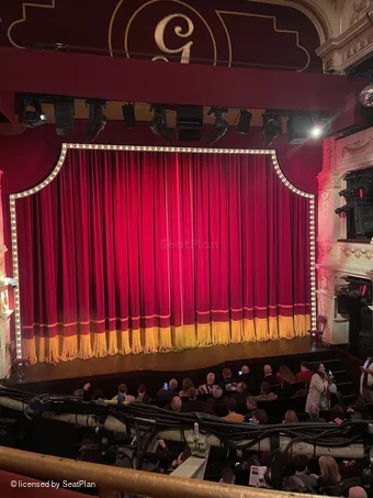 Garrick Theatre Dress Circle A18 view from seat photo