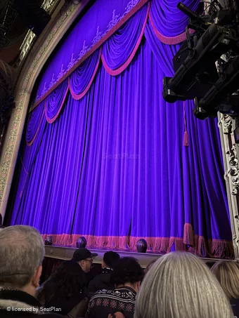Lyceum Theatre Orchestra D12 view from seat photo