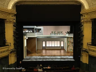 Hudson Theatre Dress Circle C104 view from seat photo
