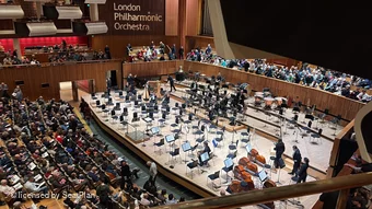 Royal Festival Hall Green Side Boxes Box 6 4 view from seat photo