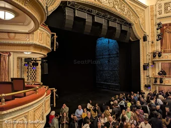 James Earl Jones Theatre Mezzanine A19 view from seat photo