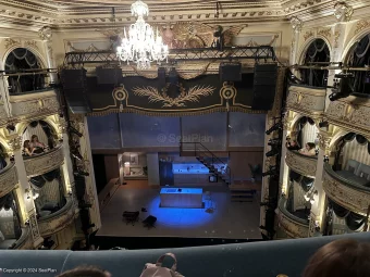 Wyndham's Theatre Grand Circle B13 view from seat photo