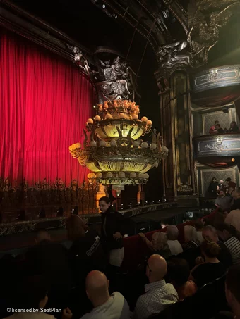 His Majesty's Theatre Stalls E26 view from seat photo