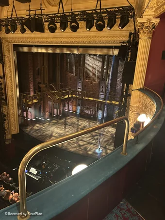 Theatre Royal Glasgow Upper Circle B1 view from seat photo