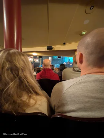 Lyric Theatre Stalls W7 view from seat photo