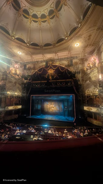 London Coliseum Dress Circle B24 view from seat photo