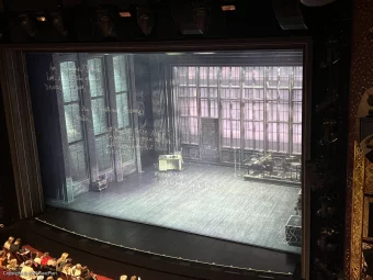 Prince Edward Theatre Dress Circle CB1 2 view from seat photo