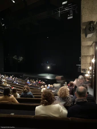 Barbican Theatre Stalls Q1 view from seat photo