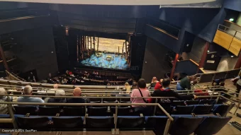 Milton Keynes Theatre Upper Circle Slips19 view from seat photo