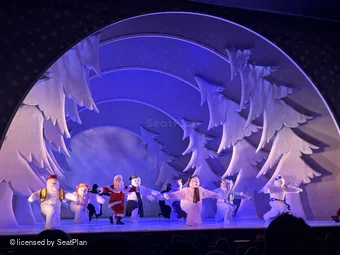 Peacock Theatre Stalls N26 view from seat photo