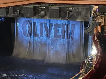 Gielgud Theatre Grand Circle H2 view from seat photo