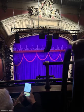 Lyceum Theatre Balcony B1 view from seat photo