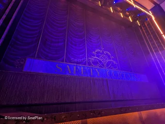 Vaudeville Theatre Stalls AZ1 view from seat photo