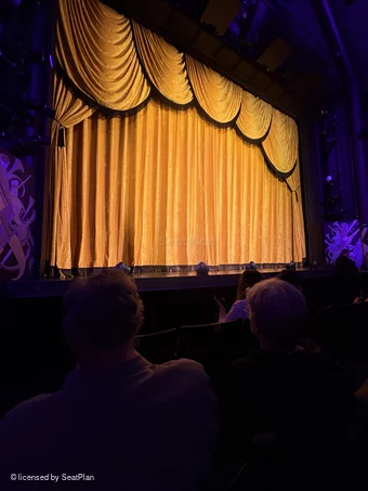 Trafalgar Theatre Stalls C16 view from seat photo
