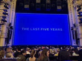 Hudson Theatre Orchestra L107 view from seat photo